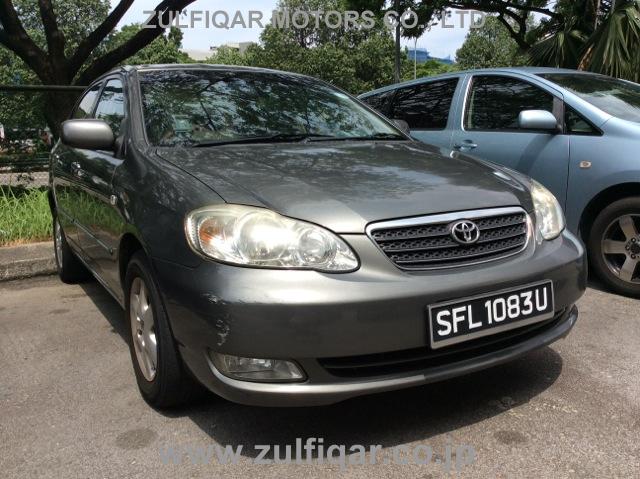 Used Toyota Corolla Altis 2004 Jul Gray For Sale Vehicle